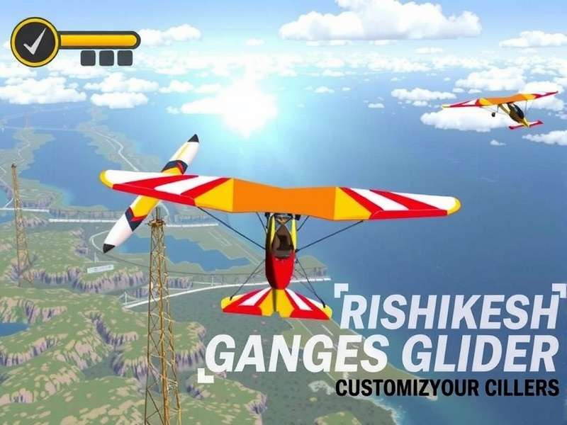 Rishikesh Ganges Glider Game Screenshot